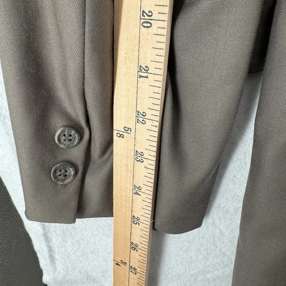 Vintage Brooks Brothers Blazer Mens‎ 43 Long Two Button Wool Brown Jacket USA